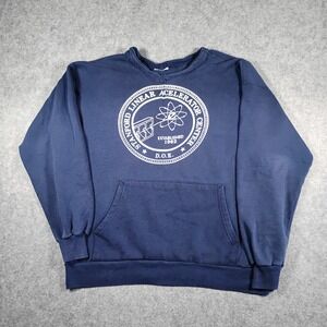 Vintage Stanford Linear Accelerator Center SLAC Navy Sweatshirt Mens Large DOE